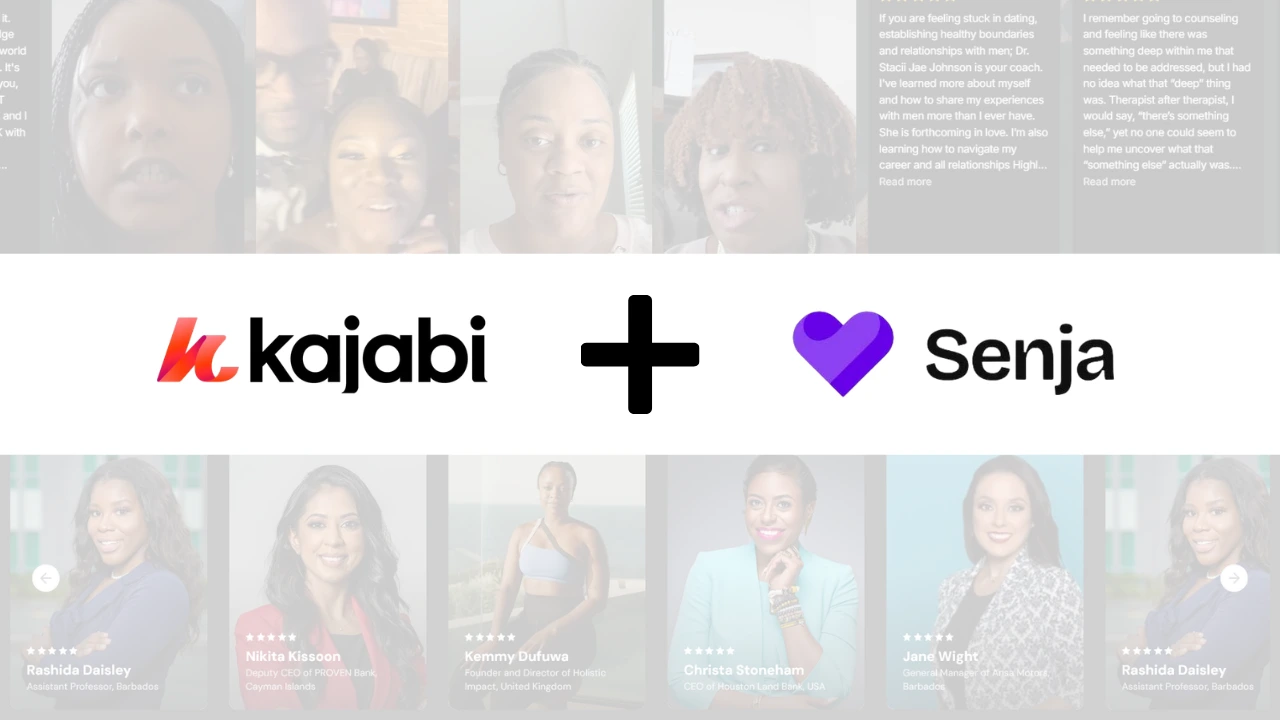 How to add Kajabi testimonials using Senja